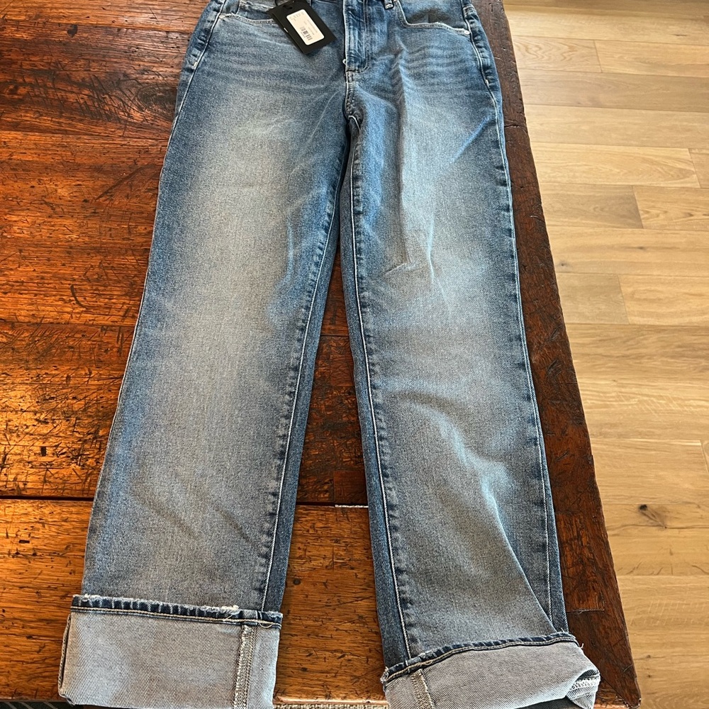 PAIGE Stella high rise modern straight leg Fit Denim Jeans